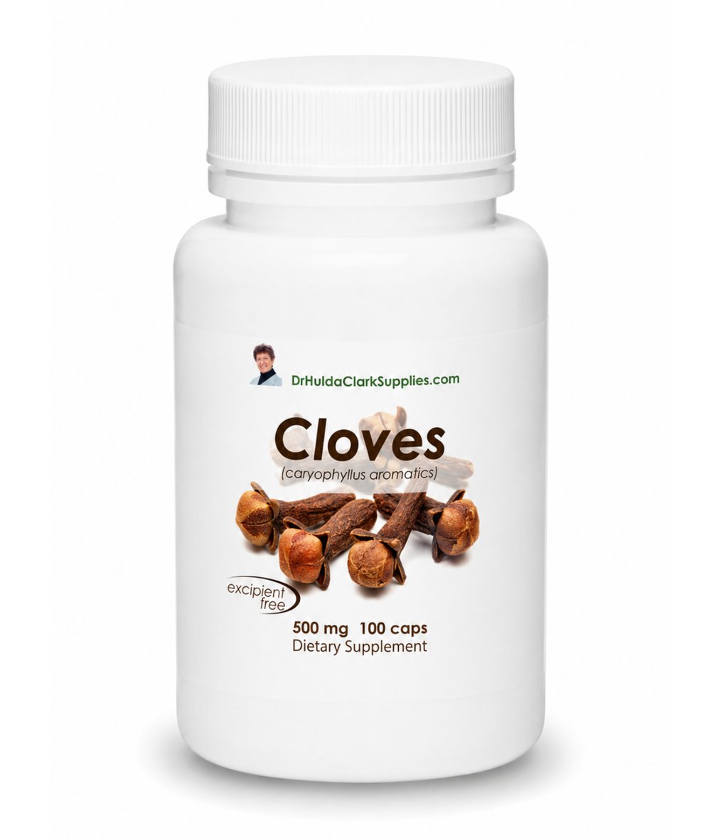 Cloves, 100 Caps, Dr Hulda Clark Supplies