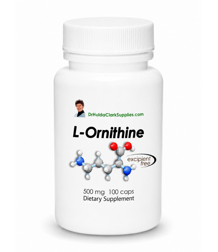 Ornithine, 100 Caps, Dr Hulda Clark Supplies