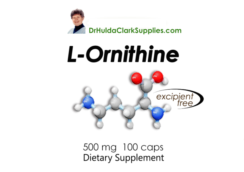 Ornithine, 100 Caps, Dr Hulda Clark Supplies