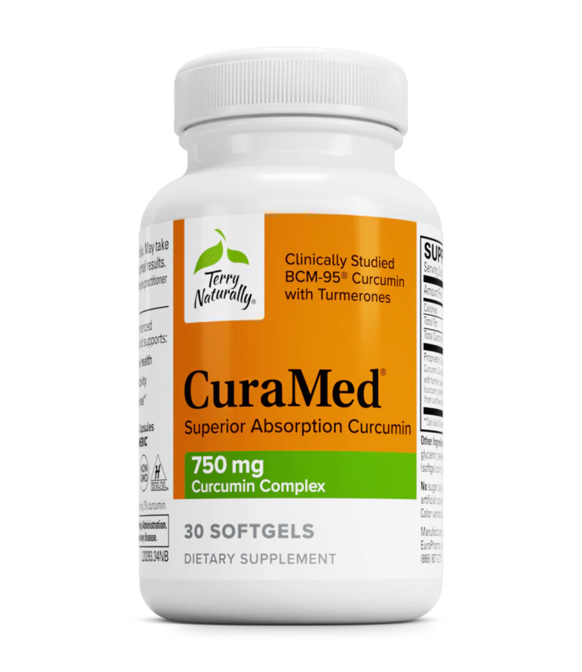 CuraMed, Curcumin, 750mg, Terry Naturally