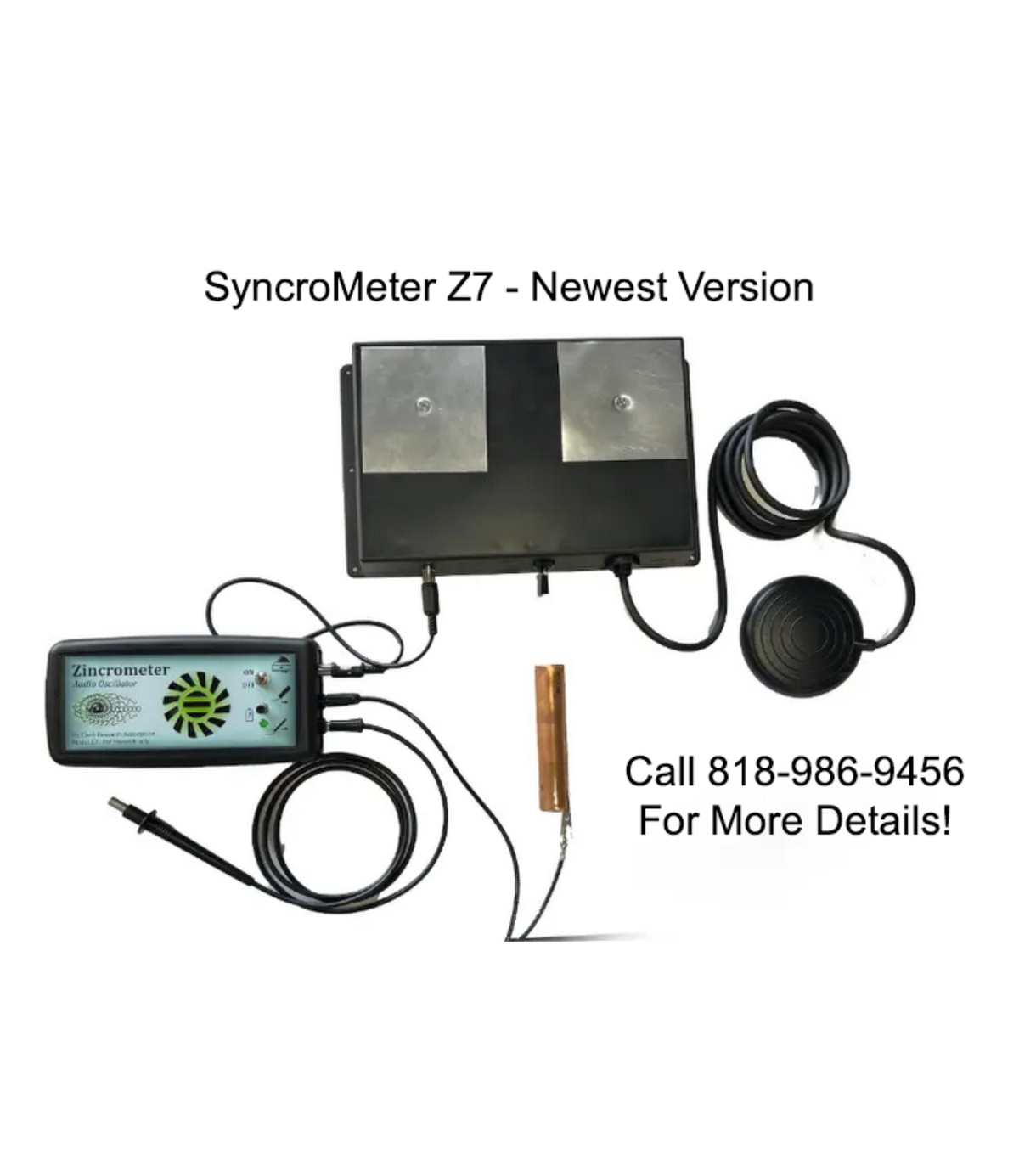 SyncroMeter Z7, Zincrometer, Dr Hulda Clark Supplies